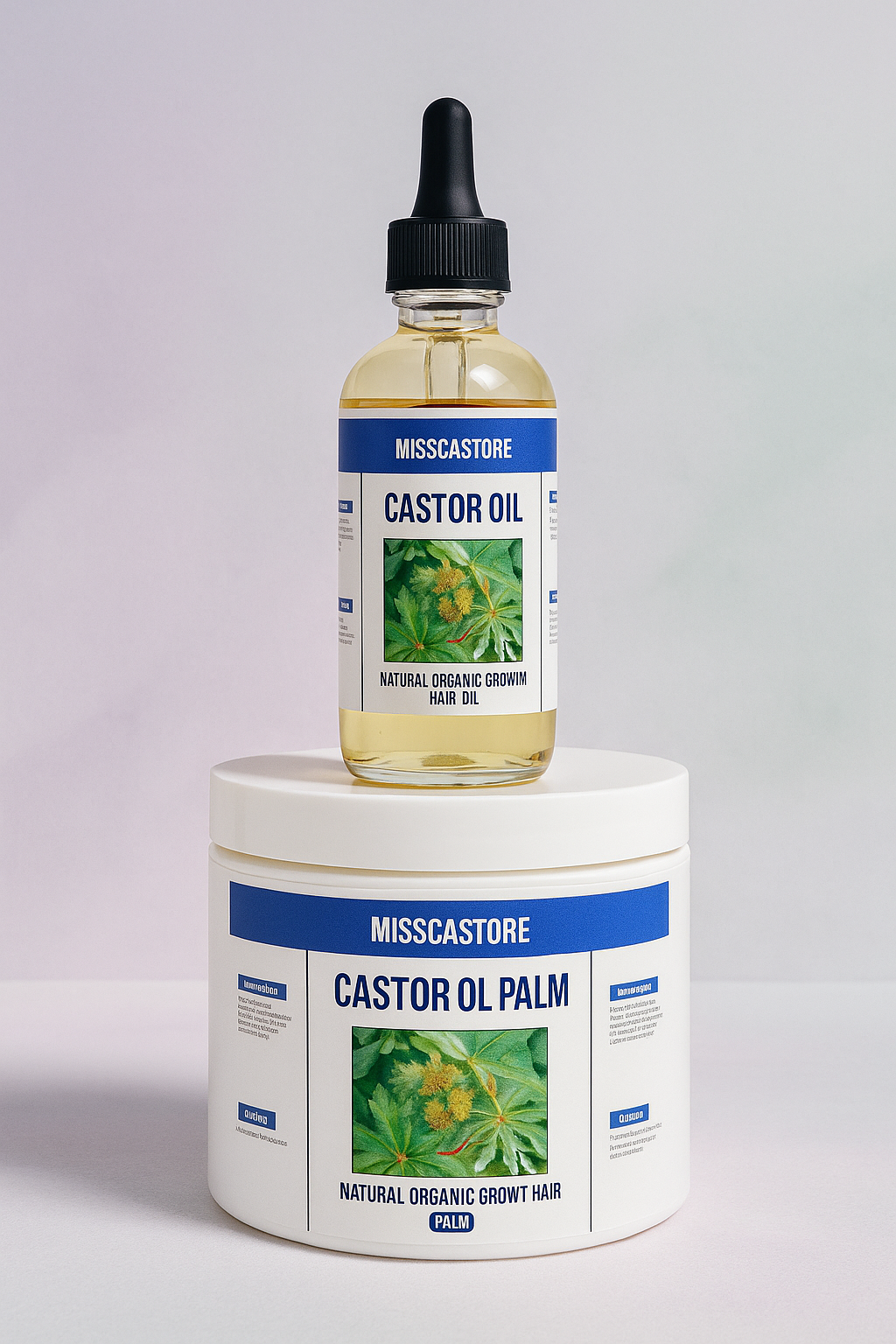 Hair Palm and and castor oil Set